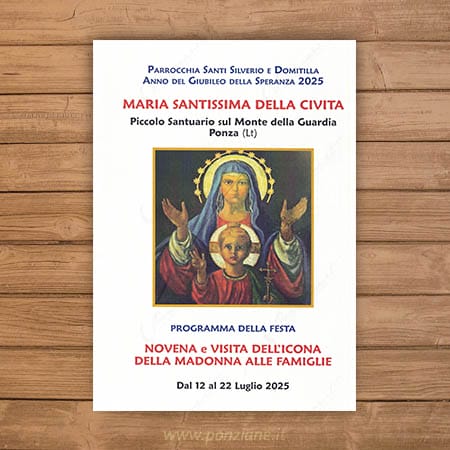 Programma della festa della Madonna della Civita 2025