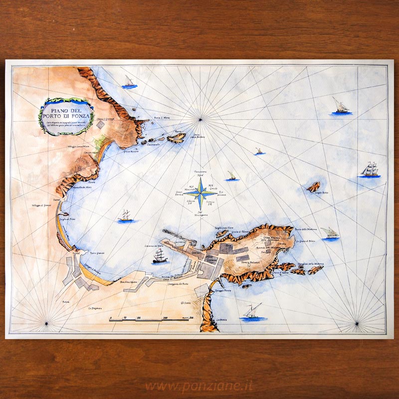 Piano del porto di Ponza