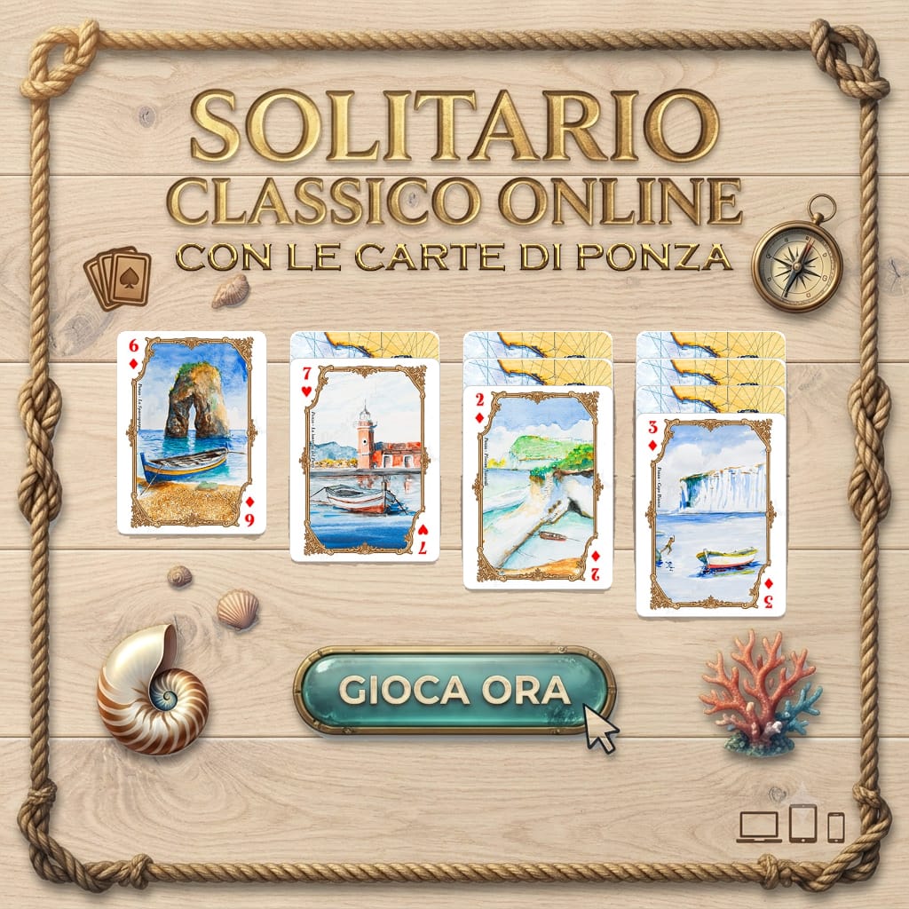 Carte di Ponza - tra gioco e storia